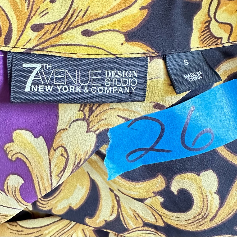 7the avenue blouse dress long size s - Picture 6 of 11